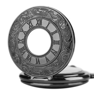 half hunter quartz pocket watch - Pocket Watch