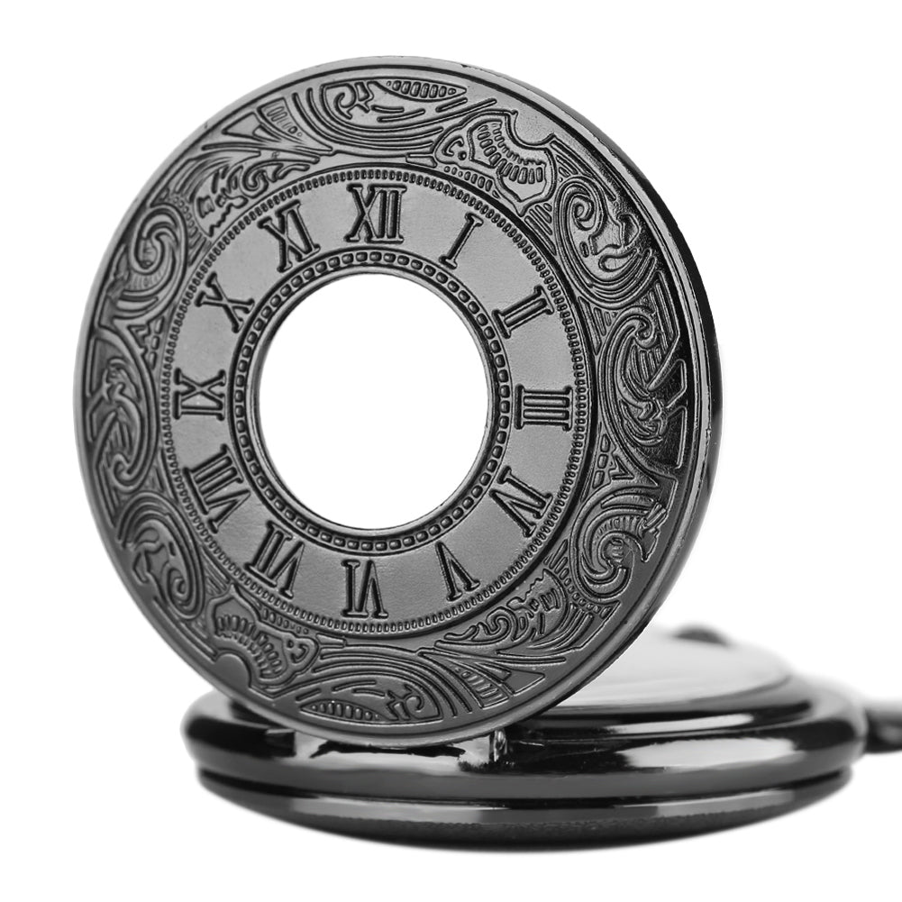 half hunter quartz pocket watch - Pocket Watch